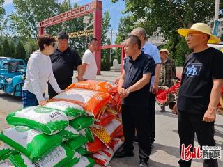 冀酿6号高粱新品种在武安市白沙村完成示范播种