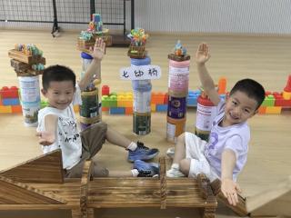 余干县第七幼儿园：当积木遇见泡泡，当童年回归本真
