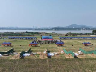 16市防汛尖兵蚌埠“亮剑”　安徽举行水旱灾害防御技能大比武