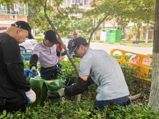 淞渔社区联合新泽物业淞渔项目处开展防汛应急演练