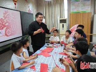 石家庄市桥西区城角街小学举行非遗游园活动