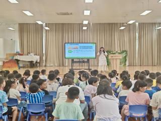 呵护明亮双眸 守护“睛”彩童年—漕湖人民医院走进北桥中心幼儿园开展爱眼日活动