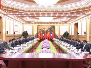 独家视频丨习近平：你连任后首访选择中国 体现了对发展中老关系的高度重视