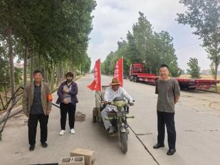 中国银行菏泽分行驻郓城县随官屯镇于官屯村第一书记全力护航“三夏”生产
