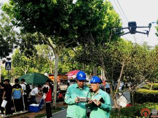 枣庄山亭供电：无人机巡检 保高考用电