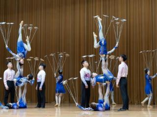 山东省杂技团专场演出在山东商务职业学院精彩上演