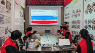 德州天衢新区长河街道绿城社区联合德州学院美术学院开展“五彩盐画，棕享端午”手工活动
