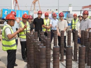 实地观摩装配式施工 济南市交通质安中心走进凤凰黄河大桥项目观摩交流