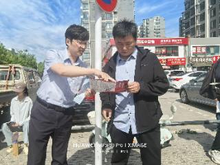 护航高考 消保同行——莱商银行泰安肥城支行走进高考考点