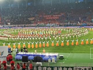 东北超｜燃！沈阳VS延边，赛前全场唱响《大中国》！