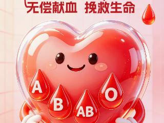 海报·世界献血者日｜一滴热血，一份爱心；无偿献血，挽救生命