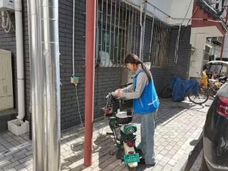 济宁市任城区越河街道竹竿巷社区开展“安全生产 网格守护”志愿服务活动