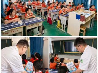 聊城市东昌府区梁水镇镇第二卫生院开展安全生产宣传月进校园活动