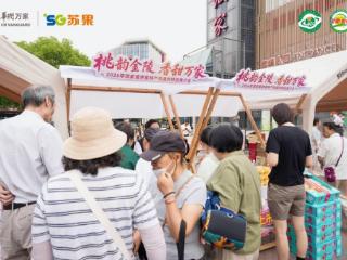 润家蒙阴蜜桃“跨省支援”苏超 产地直供推介会南京启幕
