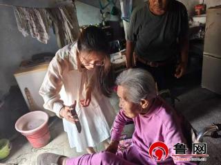 德州市陵城区丁庄镇：上门刷脸认证 温情服务暖到家