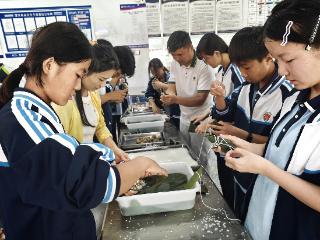 临沂汪沟第一中学开展端午主题实践活动