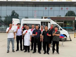 菏泽市牡丹区高庄镇中心卫生院开展无偿献血活动 用热血传递温暖大爱