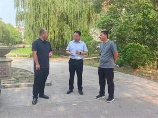 无棣县棣丰街道督导老旧小区改造工作