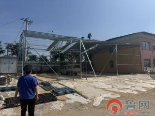 胶州市综合执法局：夏季违建整治在行动，一处私搭乱建自行拆除