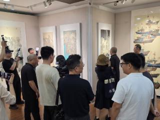 将现代意识与传统技法相结合 孙宽中国画作品展在宁开幕