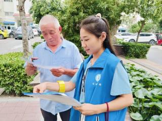 济宁市任城区仙营街道东红庙社区开展“网格宣传进小区 抵制邪教护平安”志愿服务活动