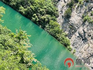 【鲁网图集】博山镇门峪：碧水映青山 美景引客来