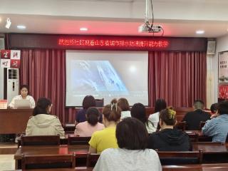济宁市任城区越河街道武胜桥社区组织观看山东省城市排水防涝能力提升教学视频 ,筑牢防汛安全防线