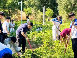 石家庄装备制造学校开展种植园劳动实践活动