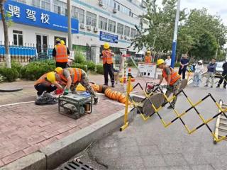 中国联通在滨州开展高空、有限空间及防汛应急演练