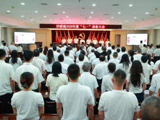 上饶市信州区沙溪镇召开“七一”表彰大会