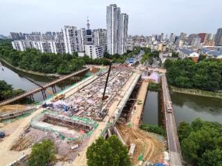 现场|六安五里墩大桥拆除重建工程进入最后施工阶段