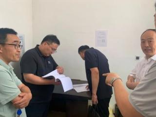 山东省地矿局二四八大队党委委员、副大队长庞成宝带队赴莱西基地开展安全检查