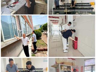 莒南县石莲子镇初级中学开展暑假前安全大检查