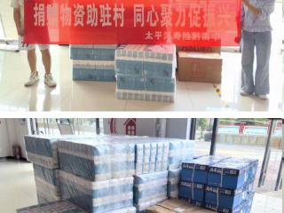 中国太保寿险黔南中支履行社会责任：捐赠办公物资 合力谱写乡村振兴新篇章
