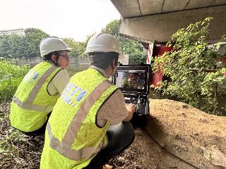 常州公路首次启用“水下机器人”护航桥梁安全
