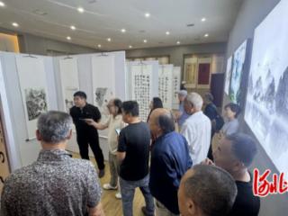 石家庄高新区举办庆祝中国共产党成立105周年书画展