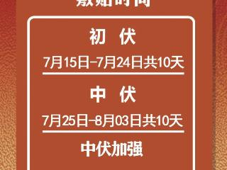 初伏7月15日！日照市中医医院三伏贴开贴
