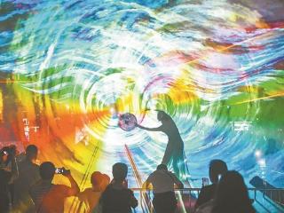 厦门和平码头上新梦幻光影秀 市民游客可免费观赏