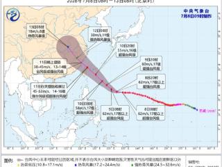 台风最新路径公布 “巴威”或将登陆浙闽沿海