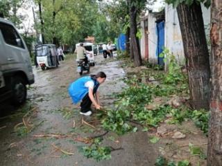 济宁市任城区南张街道仙庄网格：风雨巡险除隐患 全力守护辖区平安