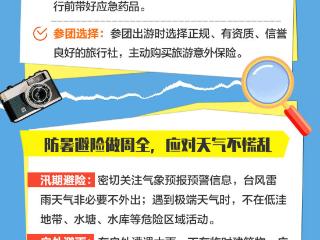暑期安全系列长图③｜快乐出游安全先行，这份户外游玩安全指南要收好！