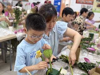 星辰南社区：荷风雅韵润心田，藕香花语品江南