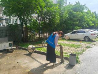 济宁市任城区南张街道满庄社区：风雨过后隐患排查 网格员筑牢小区安全屏障