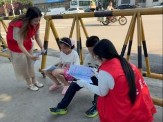 【我们的价值观】传递绿签力量 守护清朗童心——济南市莱芜区方下街道开展“绿书签”专项宣传活动