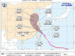 “巴威”重新加强为强台风级！预计今天半夜前后在浙江苍南至三门一带登陆