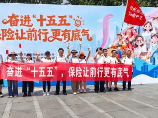 阳光财险黔西南中支圆满参与7·8全国保险公众宣传日健步走活动