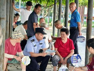 肥东公安：反邪宣传进小区 筑牢基层平安墙