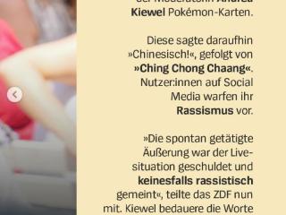 德国主持人说辱华词语引众怒