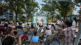 济宁太白湖新区许庄街道：星光织夏夜 光影暖古桥