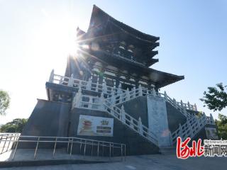 唐山南湖旅游景区龙山阁全新开放